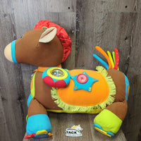 "Giddy Up & Play" Stuffed Horse Toddler Toy, bag, box *new, WORKS