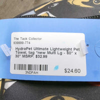 HydroPet Ultimate Lightweight Pet Towel, tag *new