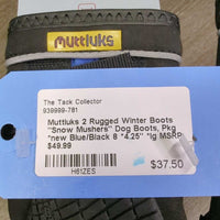 2 Rugged Winter Boots "Snow Mushers" Dog Boots, Pkg *new
