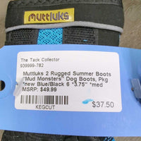 2 Rugged Summer Boots "Mud Monsters" Dog Boots, Pkg *new