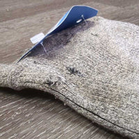 1 Compression Leg Wrap - Sleeve *gc, clean, stained, stretched, threads, snags, rubs, edge slices & holes
