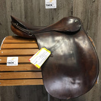 17 MW *5.25 Passier Century Dressage, 2 Billet Guards, Wool Flocking, 0 Blocks, Flaps: 16.25"L x 12"W Serial #: 179901