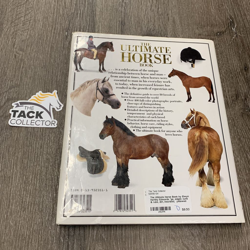 The Ultimate Horse Book by Elwyn Hartley Edwards *gc, edges: curls