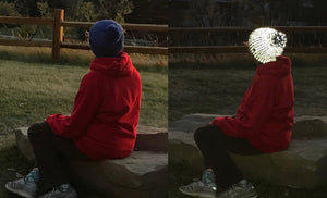 Reflective Touque with Pom Pom *new