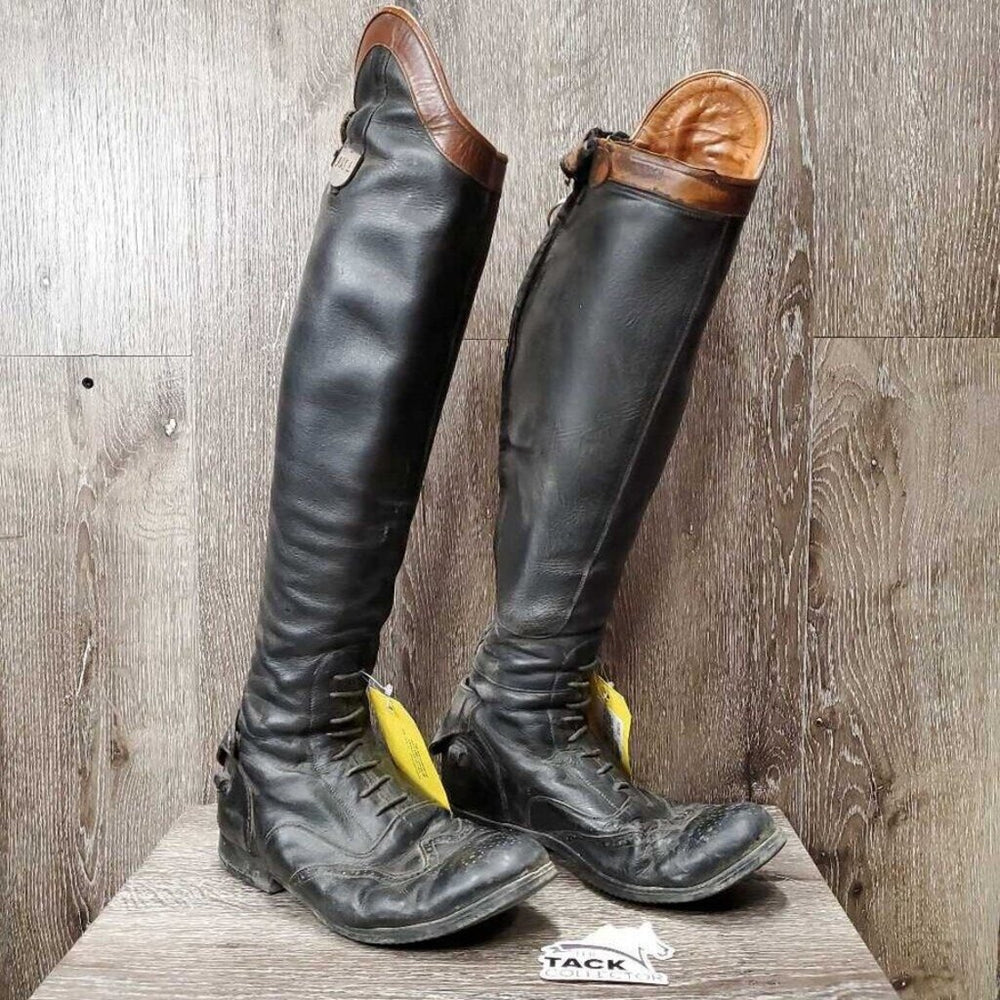 Field Boots, Zips *fair, holey/thin edges, thin heels, dirty, repair, + velcro, rubs, hard spots, scrapes, holes, thin/holey spots