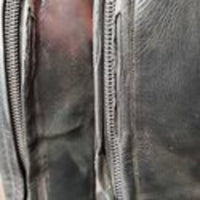 Field Boots, Zips *fair, holey/thin edges, thin heels, dirty, repair, + velcro, rubs, hard spots, scrapes, holes, thin/holey spots
