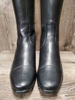 Dress Boots, Zips, Air Forms, Box, Tag *new. LEFT Zip: twisted bottom Tooth *needs new zipper
