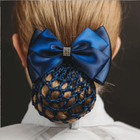 Hair Bun Cover & Bow, Clip, Bling, Bag *new
