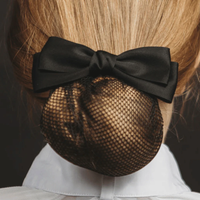 Traditional Bow & Mesh Hair Bun Net, bag *new
