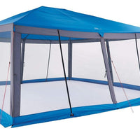 Outbound Extra-Large 4-Door Screen House/Canopy Tent/Gazebo Camping Shelter, Rolling Bag *NEW, all parts, scrapes, sm holes