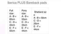 "Iberica Plus" Sheepskin Bareback Pad, raised ends, Carry/Storage Bag *like new, v.mnr dust, older?
