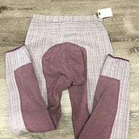 Full Seat Breeches *gc, pilly, puckered waistband, faded, older, rubs, discolored/stained legs
