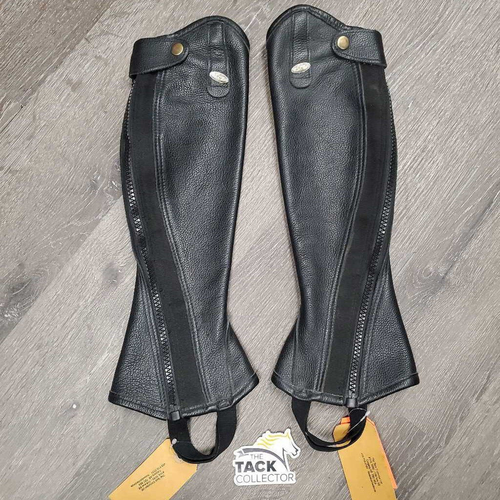 Leather Half Chaps, *xc/vgc, mnr dirt