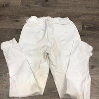 Euroseat Breeches, adj waist *stained/discolored seat & legs, hairy velcro, gc
