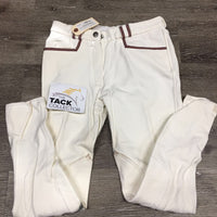 Thick Euroseat Breeches *gc, stains, threads, older
