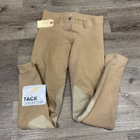 Hvy Cotton Breeches, Pull on *seam holes, stains, hairy, faded, holes