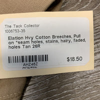 Hvy Cotton Breeches, Pull on *seam holes, stains, hairy, faded, holes
