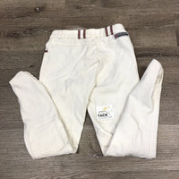 Euroseat Breeches, ribbon trim *vgc, older, v.mnr stains
