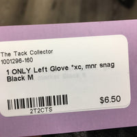 1 ONLY Left Glove *xc, mnr snag