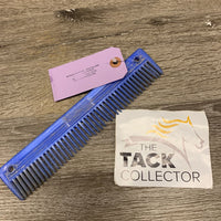 Plastic Mane and Tail Comb *gc, dirty, stained, bent broken teeth, scratches
