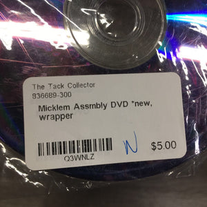 Micklem Assmbly DVD *new, wrapper