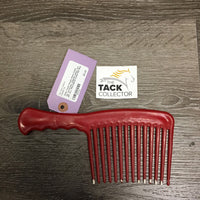 Wide Tooth Plastic Mane Comb *gc, scratches, chipped colour, mnr dirt ALL PROCEEDS DONATED
