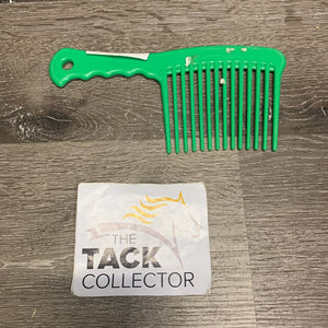 Thick Wide Tooth Plastic Mane Comb *like new, clean, sticker