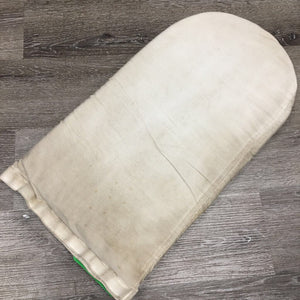 Foam Half Pad, cover *older, dingy, stains, smells, dusty