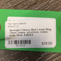 Heavy Med Loose Ring *clean, stains, scratches, stains, scale

