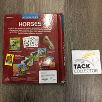 Horses "Activity Book" *missing parts, v.crushed corner, chewed pages