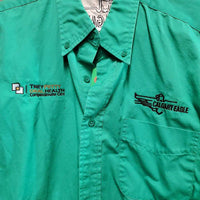 LS Western Shirt, embroidered *gc, wrinkled, seam puckers
