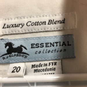 SS Show Shirt , attached Snap Collar *vgc, mnr pilling, older, seam puckers