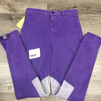 JUNIORS Hvy Cotton Breeches *gc, faded seams, pills, clumpy, mnr stains