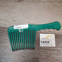 Wide Tooth Thick Plastic Comb, handle *xc, clean, v.mnr scratches