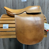 19" M *4.75" Griffith Saddlery Made by Lane Fox Gaited Cut Back, 2 Billet Guards, Foam Panels, 15.5"W x 12.5"W
