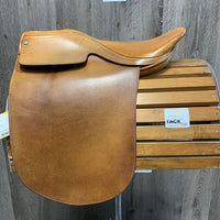 19" M *4.75" Griffith Saddlery Made by Lane Fox Gaited Cut Back, 2 Billet Guards, Foam Panels, 15.5"W x 12.5"W
