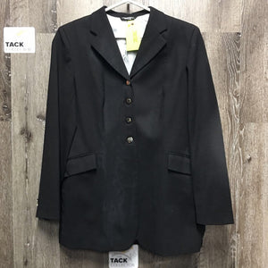 Dressage Show Jacket, Green Plastic Garment Bag *gc, older, hairy, faded/discolored, stains?/dirt