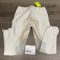 Euroseat Breeches *gc, v.stained seat & legs, hairy velcro, pulled seat seams, seam puckers
