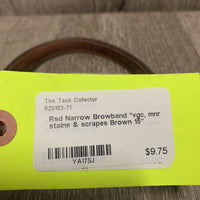Rsd Narrow Browband *vgc, mnr stains & scrapes
