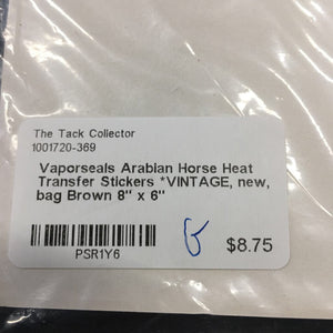 Arabian Horse Heat Transfer Stickers *VINTAGE, new, bag