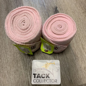 Pr Fleece Polos *1 - xc, 1 - gc, dingy edges, mnr hairy velcro