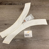 2 Show Shirt Collars, velcro *older, fair, stained

