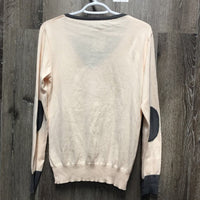 LS V Neck Cotton Sweater *like new
