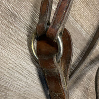 Thick Leather German Martingale ONLY *NO REINS, v.dirty, older, xholes, twisted, NO keeper
