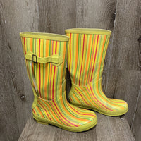 Pr Rubber Boots *gc, stains, clean, scrapes
