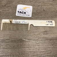 Plastic Mane Comb, handle *gc, v.dirty/gunk, stains, scratches
