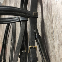 Rsd/Padded Bridle, Cotton Web Reins *gc, v.dirty, xholes, loose & tight keepers, 0 Flash