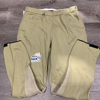 Side Zip Breeches *older, vgc, torn inside pocket
