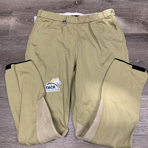 Side Zip Breeches *older, vgc, torn inside pocket