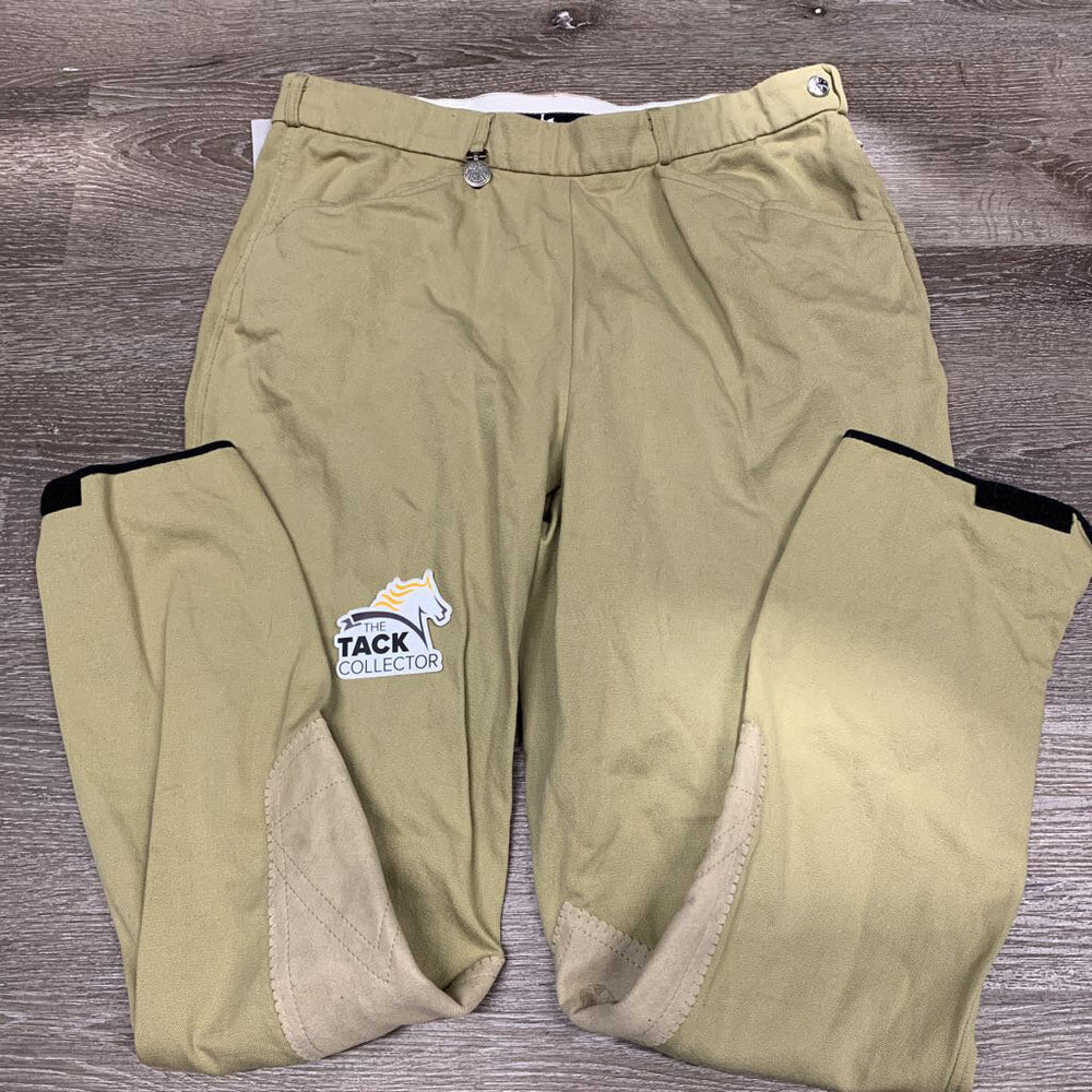 Side Zip Breeches *older, vgc, torn inside pocket